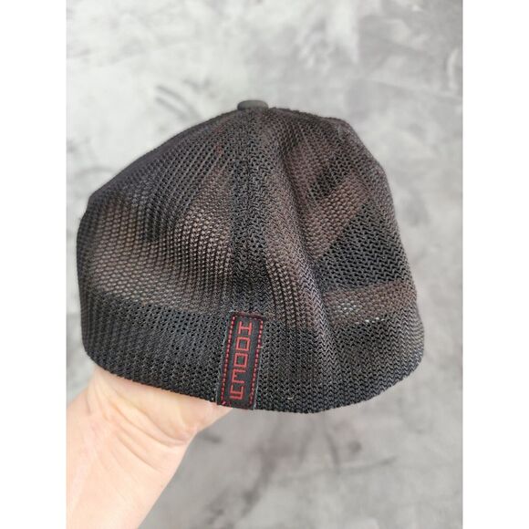 Hooey Cactus Ropes Texas Truck Style Cap‎ Hat Size S/M Black Gray Flexfit - Picture 2 of 4